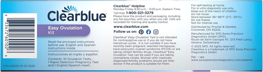 Clearblue Ovulation Complete Starter Kit with Ovulation and Pregnancy Tests

