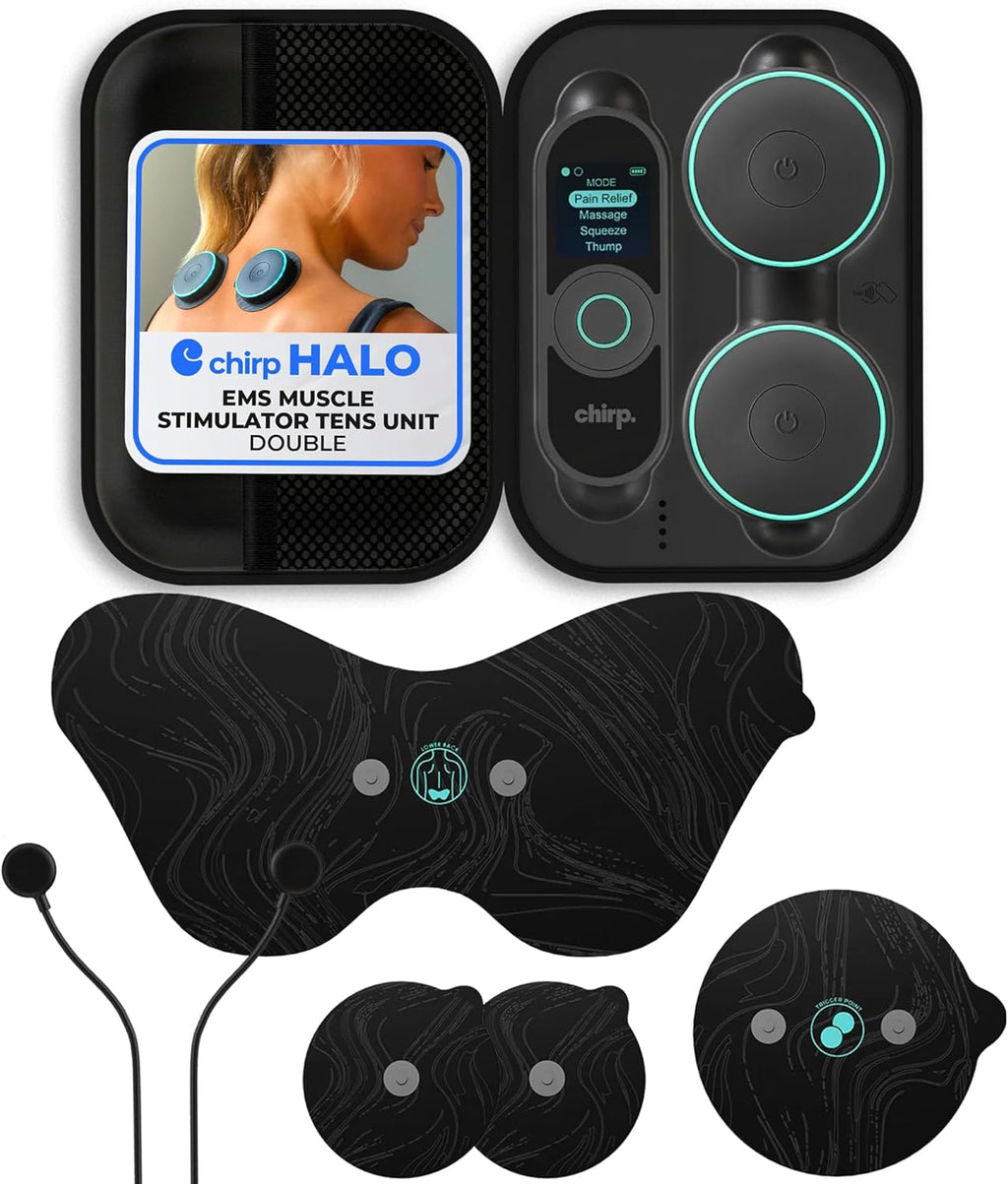 Chirp Halo Wireless EMS Muscle Stimulator, Portable Electrical Muscle Recovery Device

