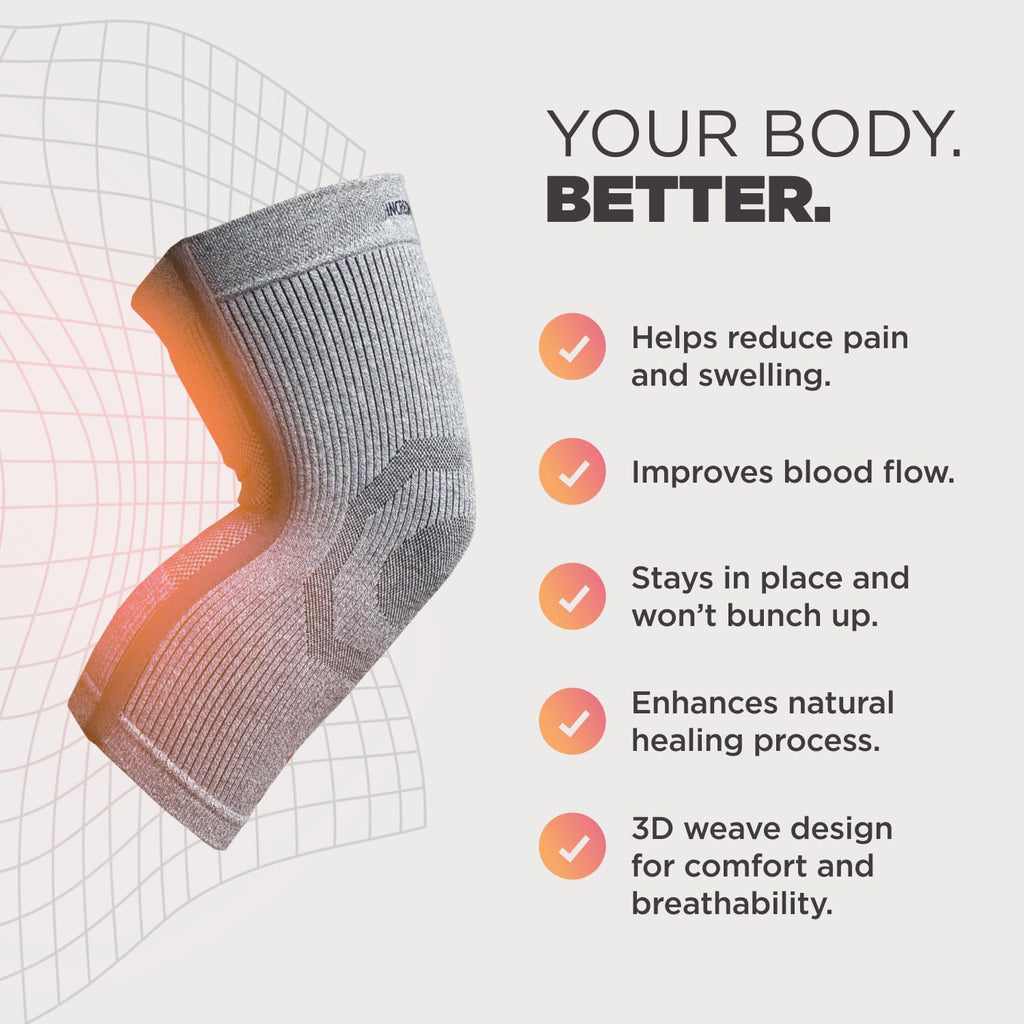Incrediwear Knee Sleeve with Infrared Compression for Knee Pain Relief and Support

