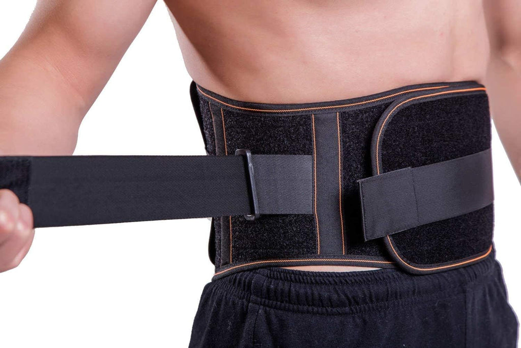 King of Kings Lumbar Back Brace Pain Relief Pulley System Adjustable Support Belt

