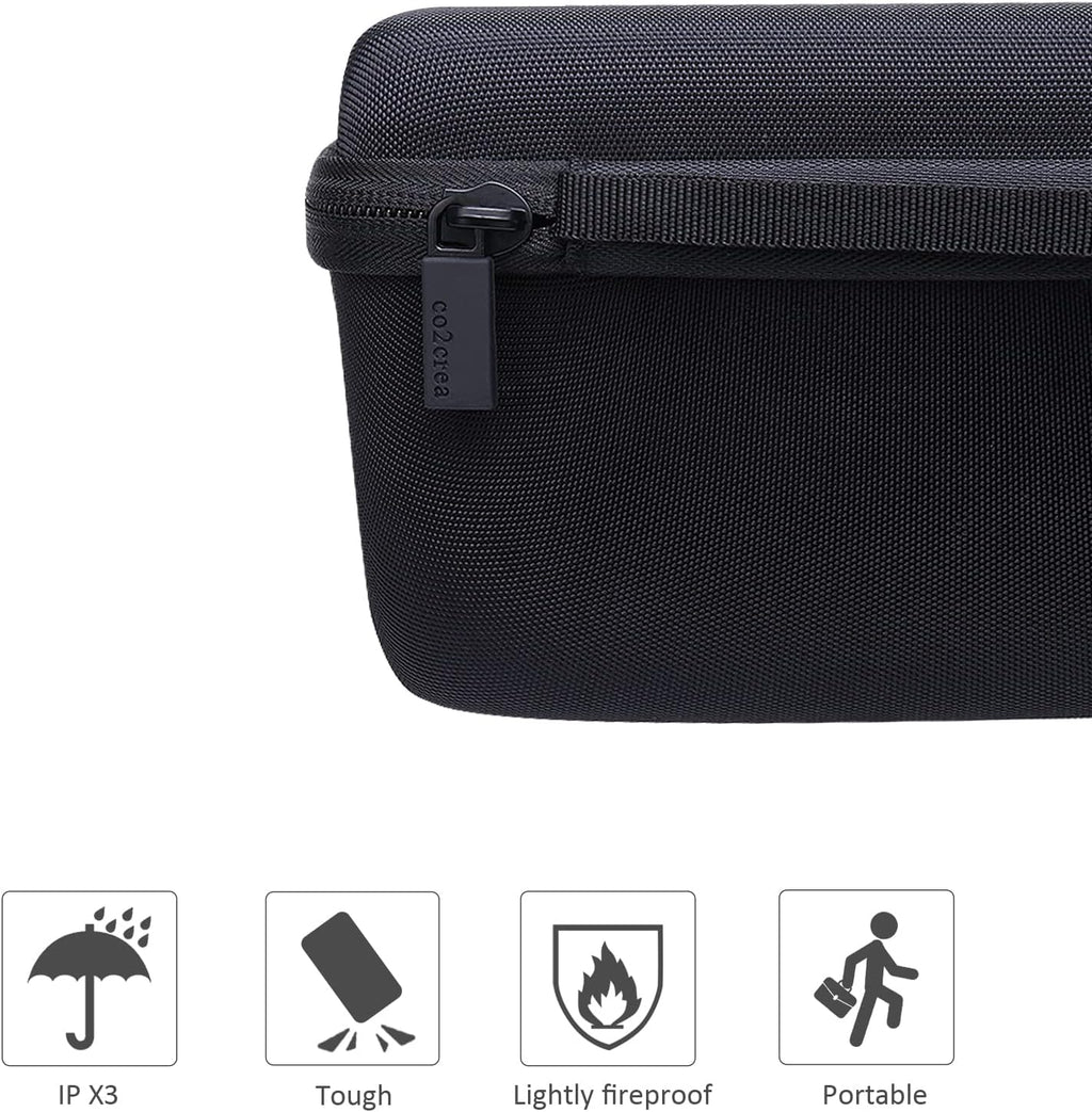 co2CREA Hard EVA Travel Case for Omron Upper Arm Blood Pressure Monitor BP7100

