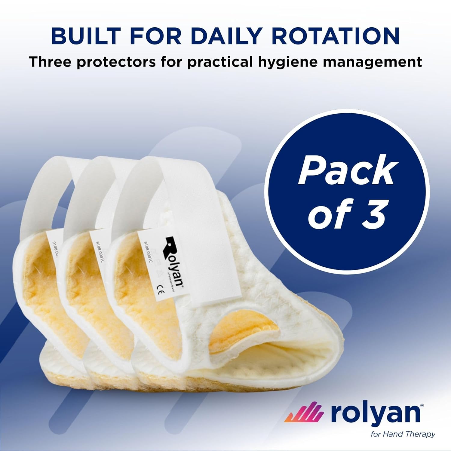 Rolyan Palm Protector Soft Padded Palm Guard for Contractures and Spasticity

