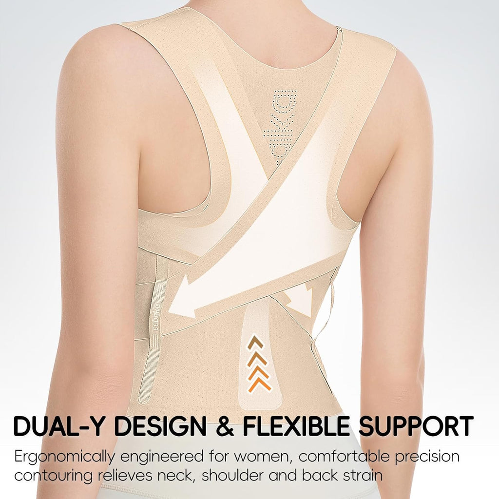 babaka Posture Corrector Back Brace for Upper and Lower Back Support

