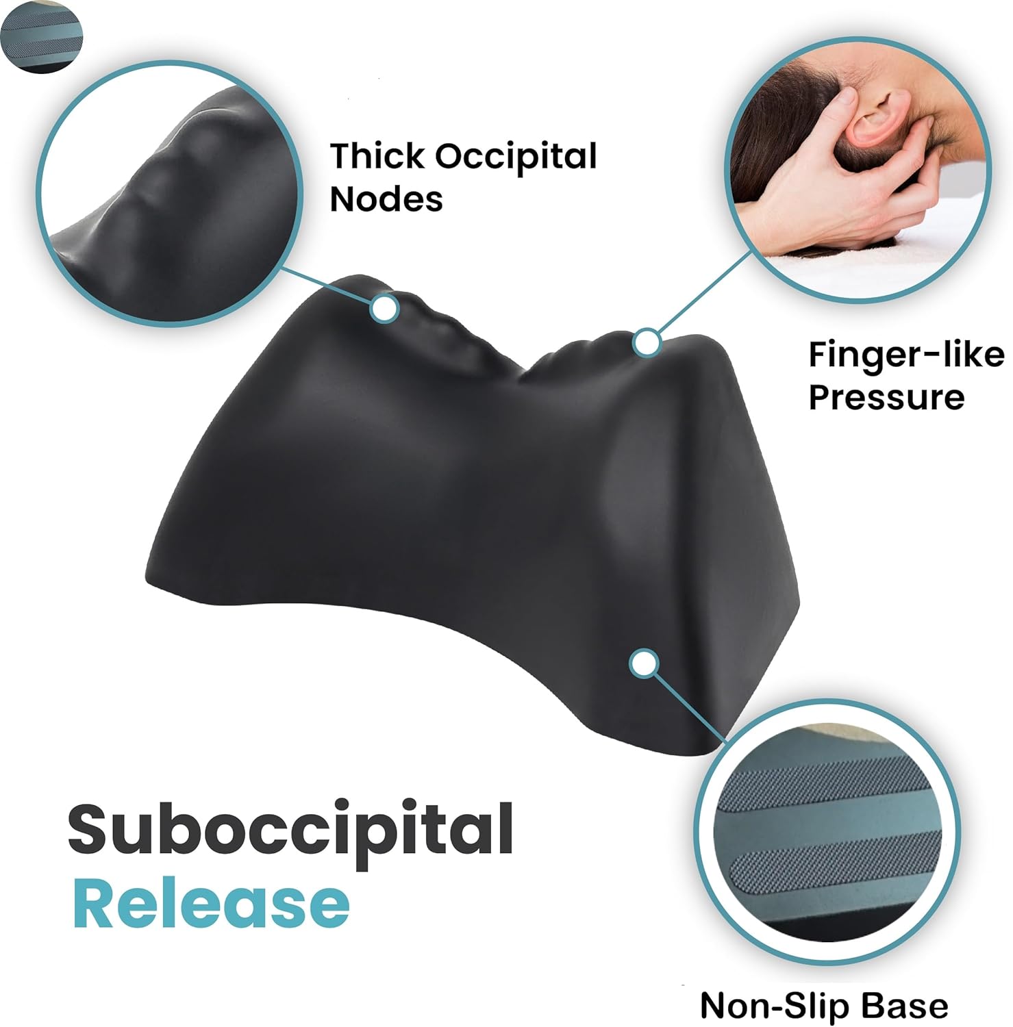Lumia Wellness Occipital Release Tool Neck and Cervical Traction Pillow for Pain Relief

