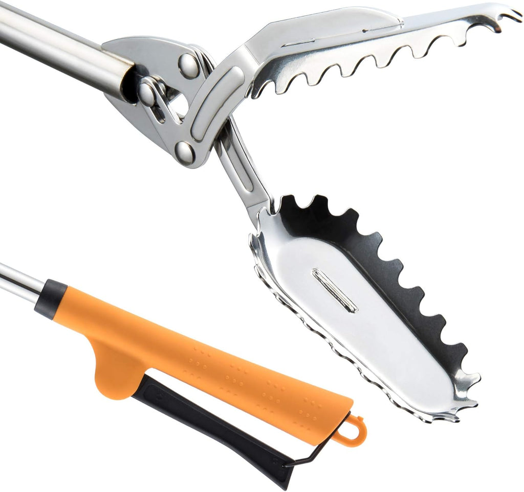 FTH Stainless Steel Grabber Reacher Pickup Tool Heavy Duty Trash Picker

