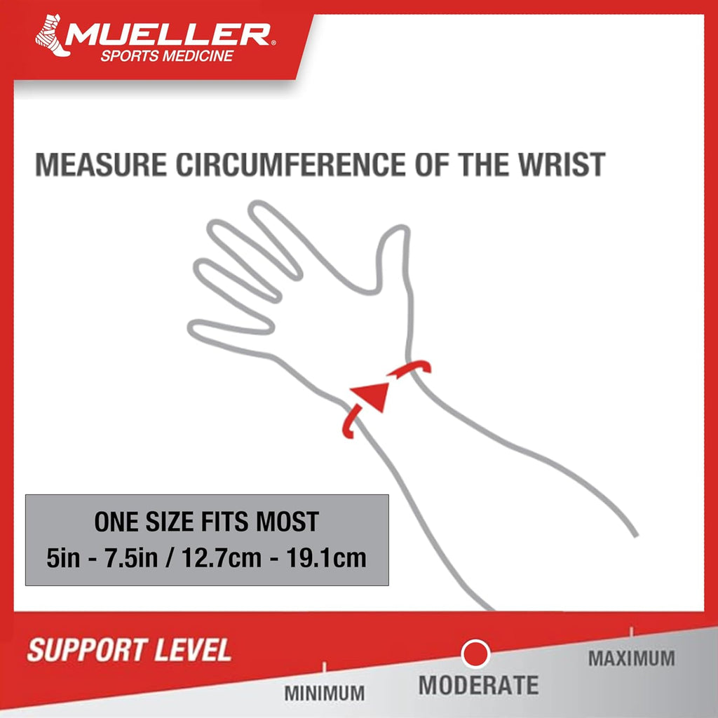 Mueller Sports Medicine Reversible Wrist Brace, Adjustable Wrist Pain Support

