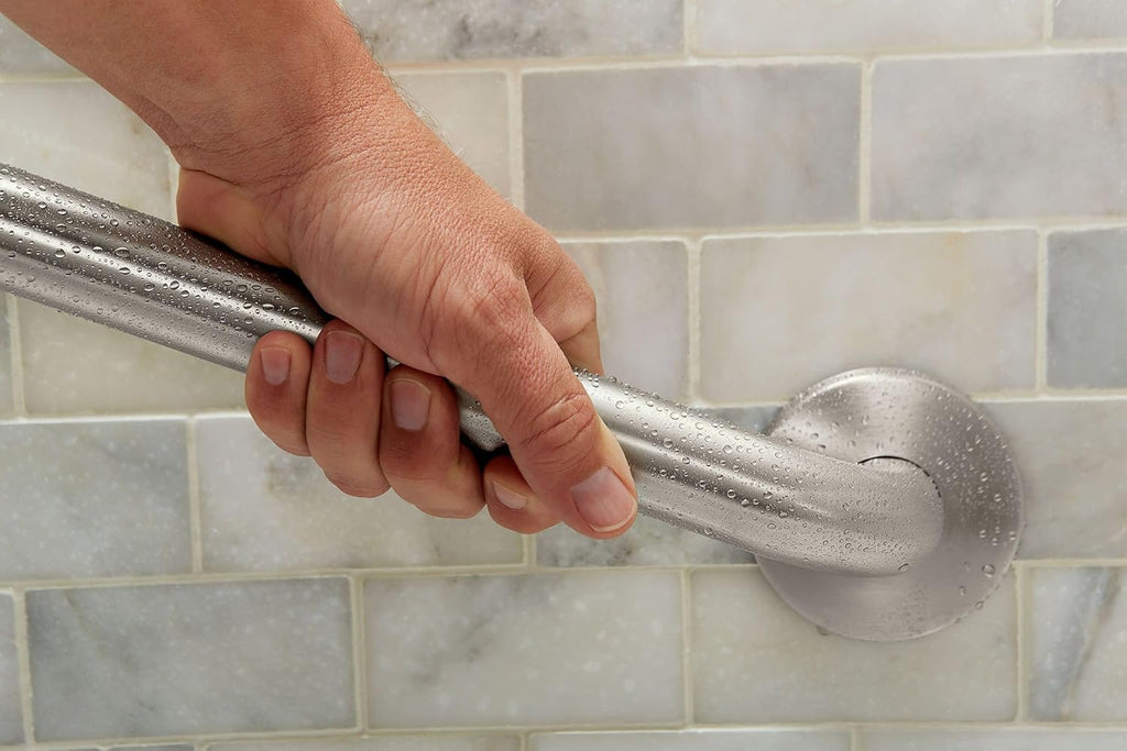 Moen Home Care Bathroom Safety Grab Bar for Bathtub and Shower with SecureMount

