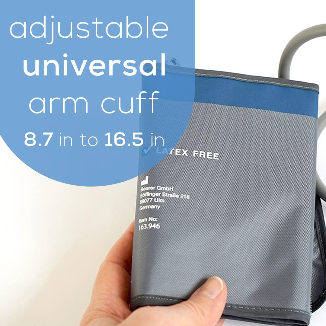 Beurer Upper Arm Blood Pressure Monitor with XL Backlit Display and Rest Indicator

