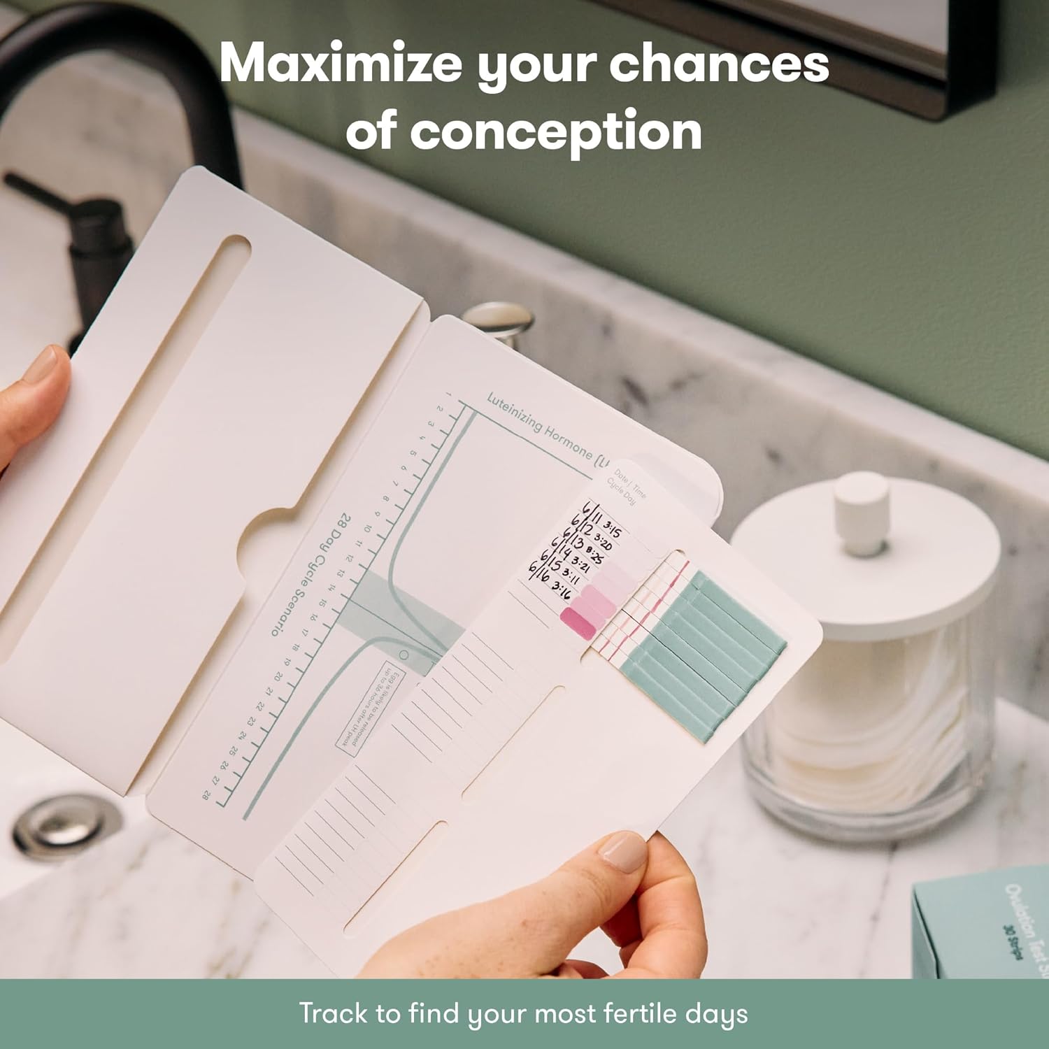 Frida Fertility Ovulation & Pregnancy Test Kit with LH Strips and Pregnancy Tests

