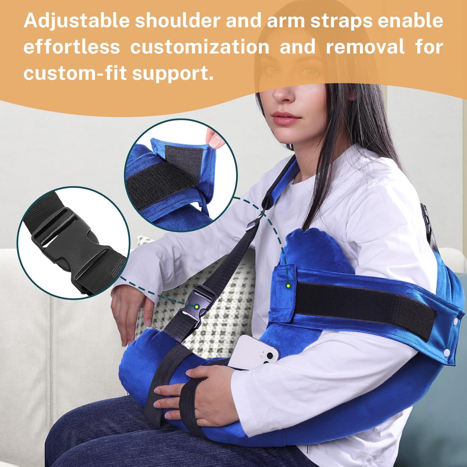 Shoulder Support Rotator Cuff Sling Pillow for Post-Surgery Recovery and Neck Care

