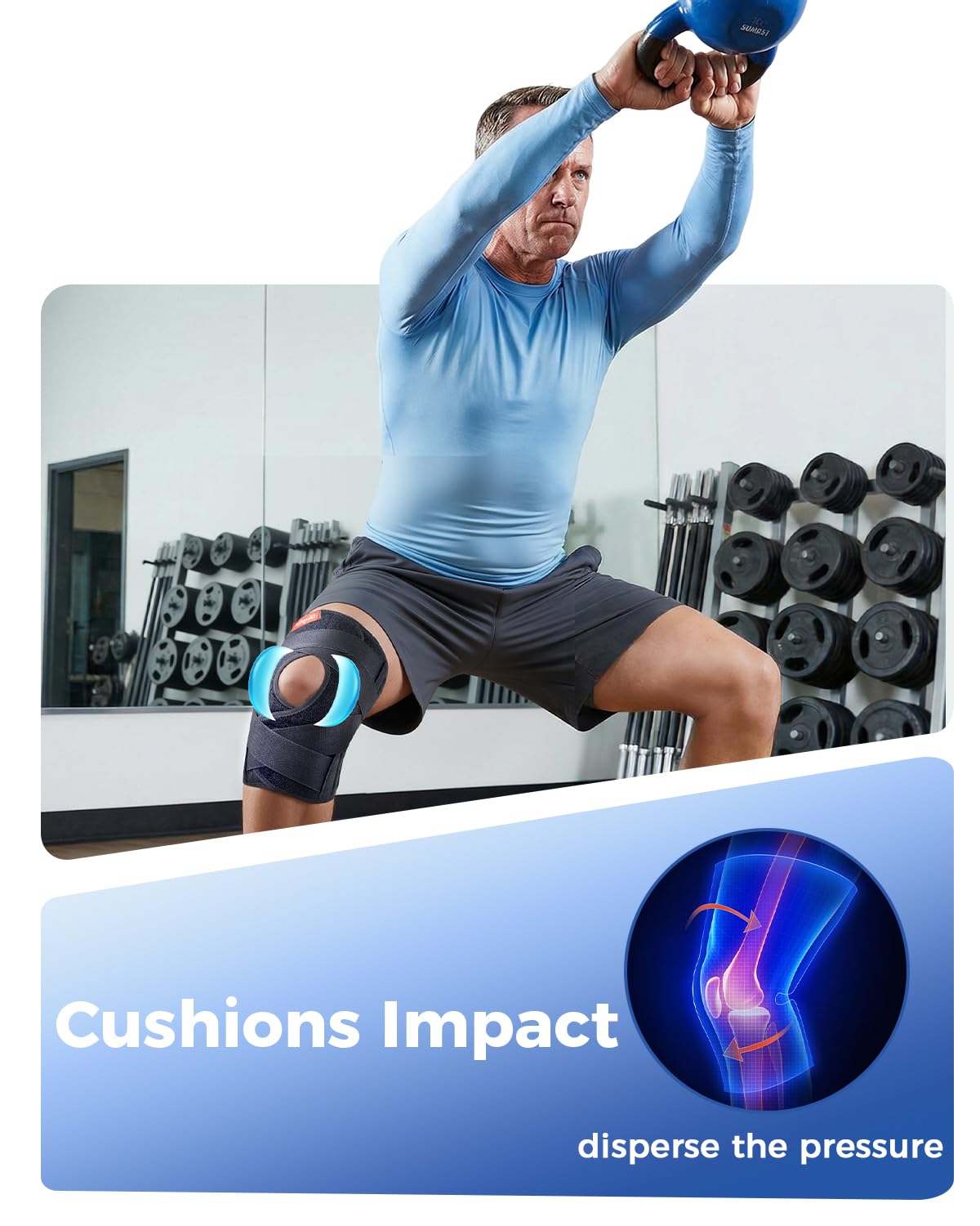 Medical Knee Brace with Side Stabilizers for Knee Pain, ACL MCL Meniscus Support

