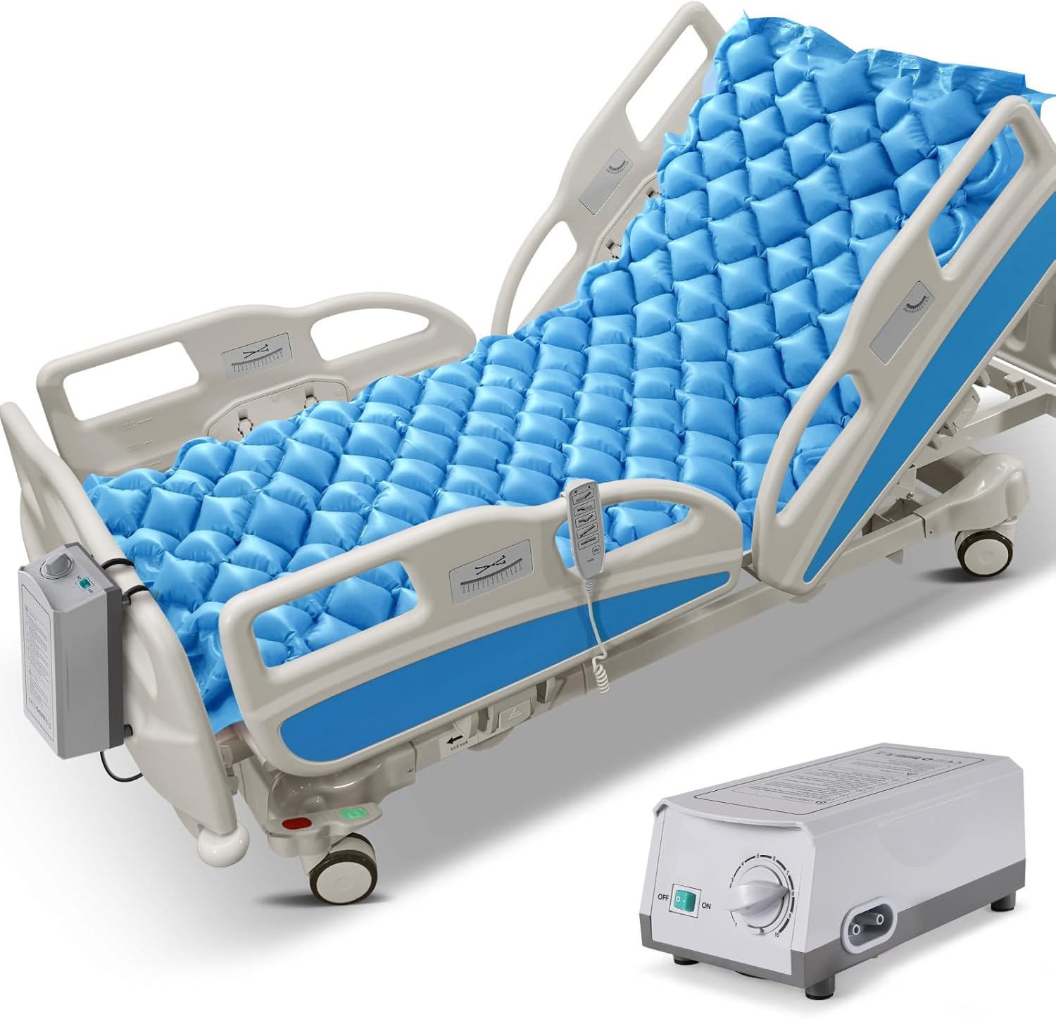 Careboda Alternating Pressure Mattress Air Pad Anti-Decubitus with Quiet Electric Pump

