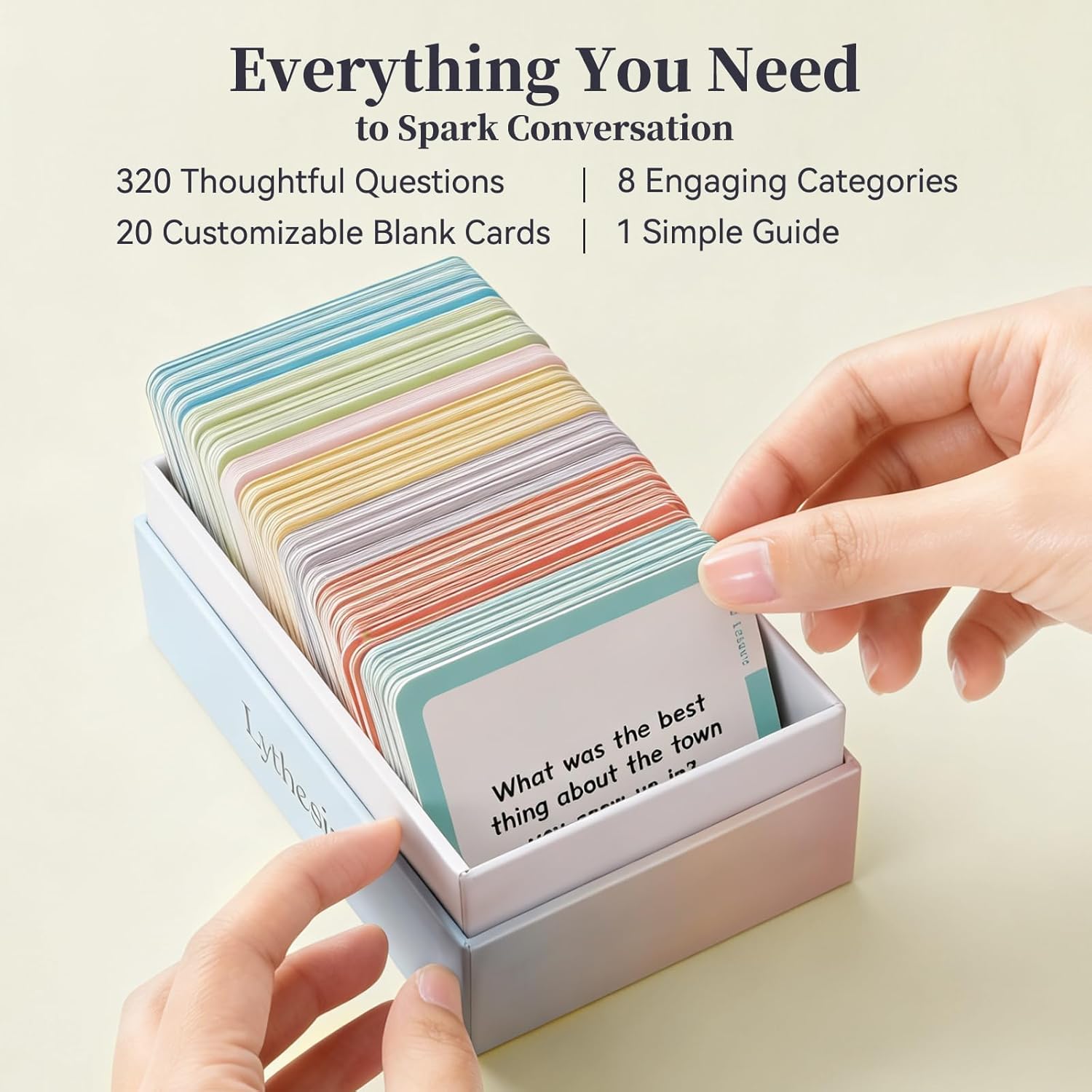 Lythesia Alzheimer’s & Dementia Conversation Cards, Talk Starters for Caregivers

