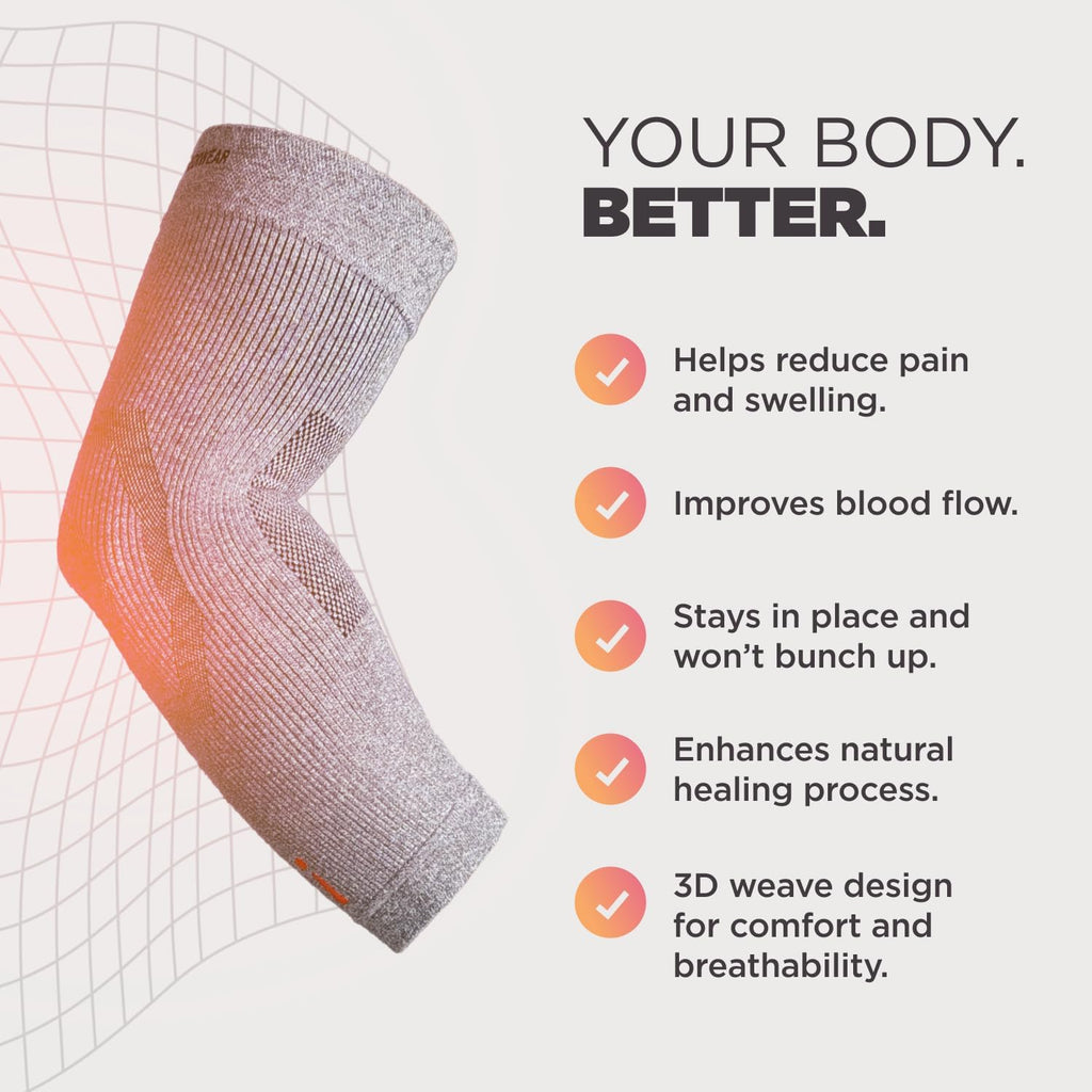 Incrediwear Elbow Sleeve Elbow Brace for Support, Tendonitis, Golf & Tennis

