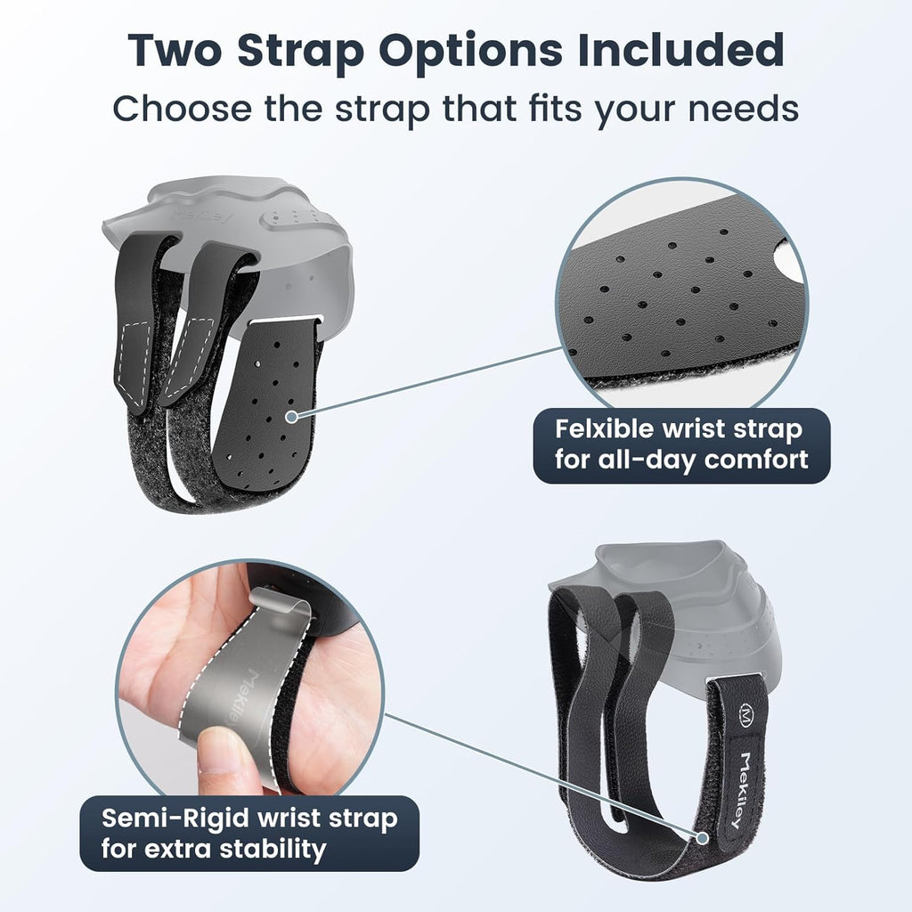CMC Thumb Support Brace with Firm Wrist Strap, Dual-Density CMC Joint Stabilizer

