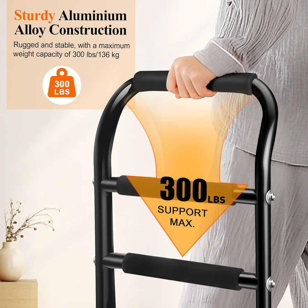 DePango Stand Assist Aid for Elderly, Adjustable Aluminum Walking Support

