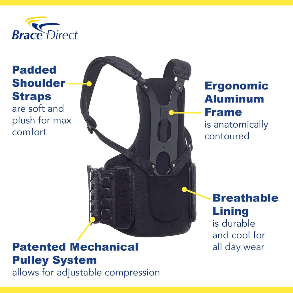 Cybertech Back Straightener Brace Posture Corrector Vest for Kyphosis Support

