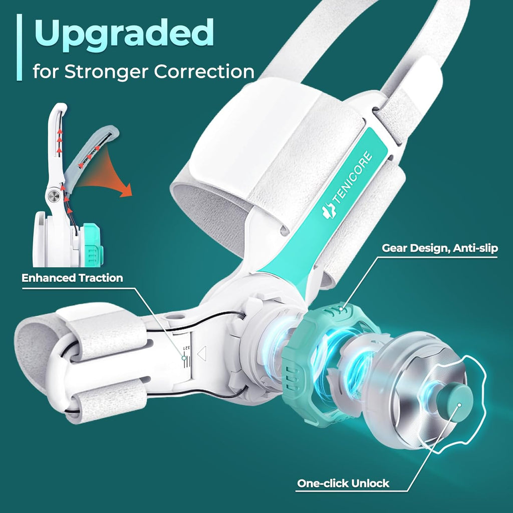 Bunion Corrector for Big Toe, Adjustable Toe Straightener with Anti-Slip Strap

