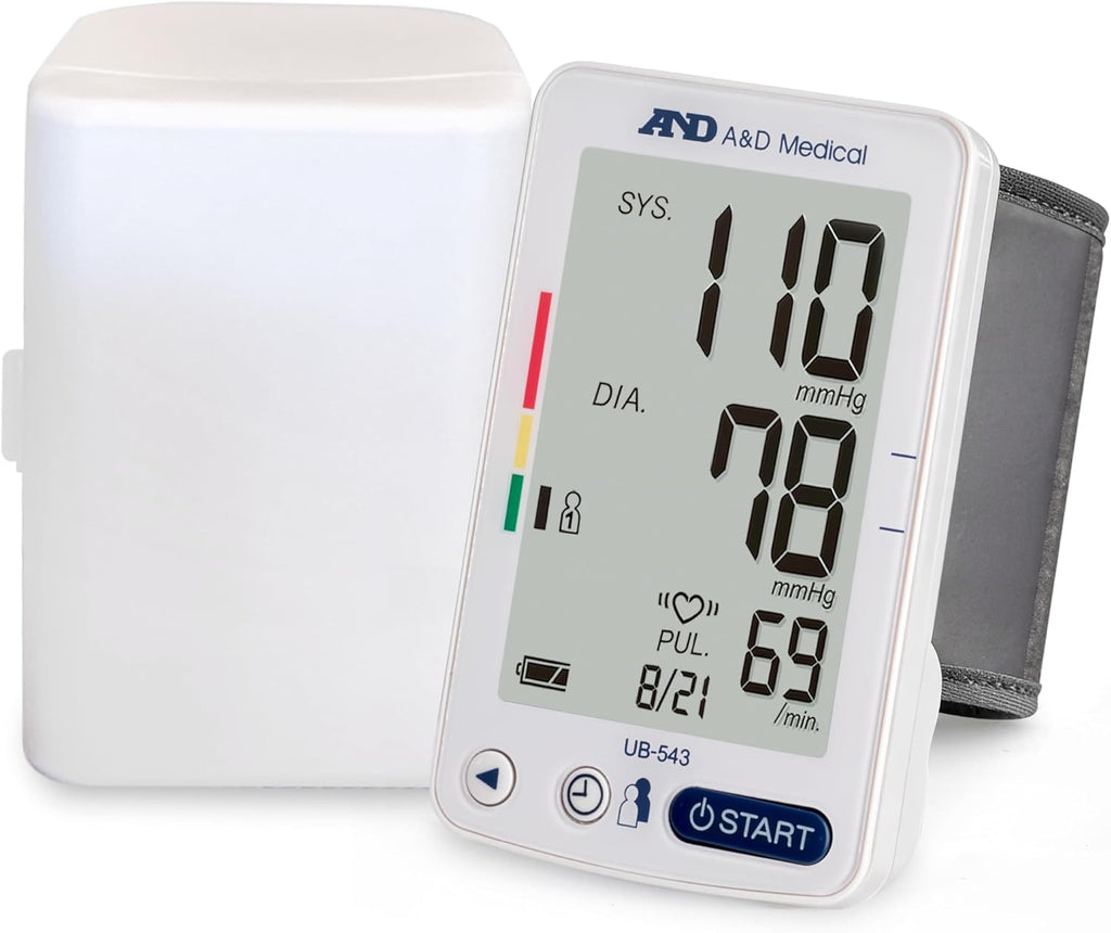 A&D Medical Essential One blood pressure device UB-543 with adjustable cuff

