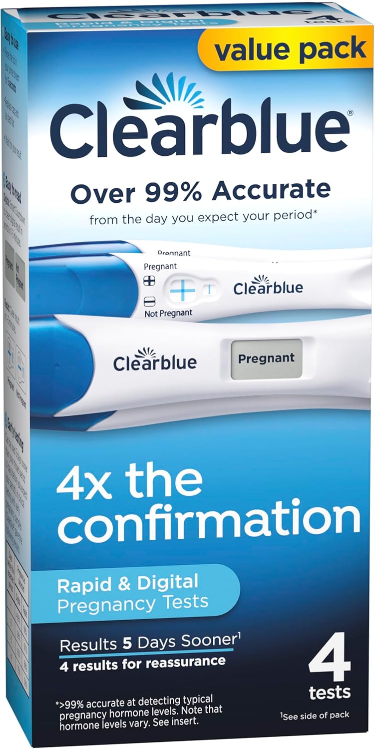 Clearblue Digital Pregnancy Test and Rapid Detection Pregnancy Test Set


