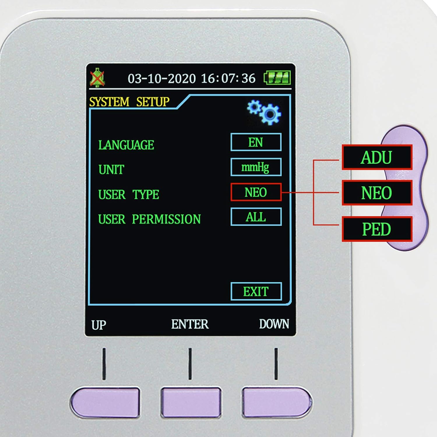 CONTEC Fully Automatic Upper Arm Blood Pressure Monitor, Electronic Sphygmomanometer

