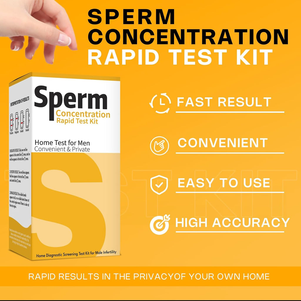 Trak Plus Male Fertility Home Test Kit for Semen Analysis

