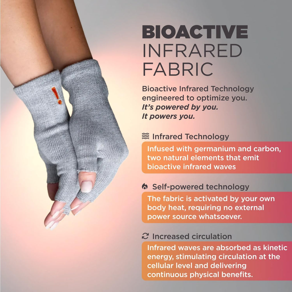 Incrediwear Fingerless Circulation Gloves for Arthritis Support

