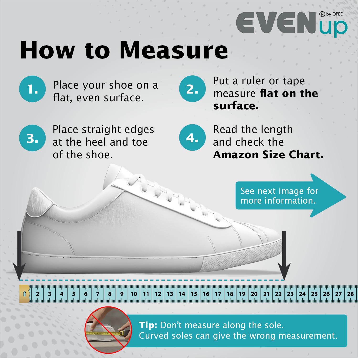 EVENup Shoe Lift for Walking Boot, Leg Length Discrepancy, Adjustable Heights

