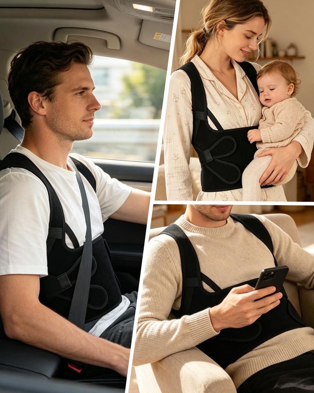 Posture Corrector for Women and Men, Dynamic Traction Back Brace for Back Pain

