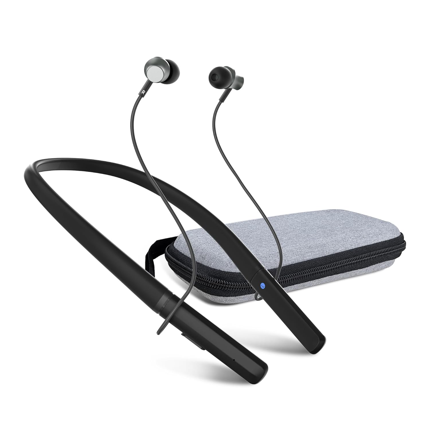 Diggingsound Neckband Rechargeable Hearing Aids Bluetooth Noise Cancelling for Seniors

