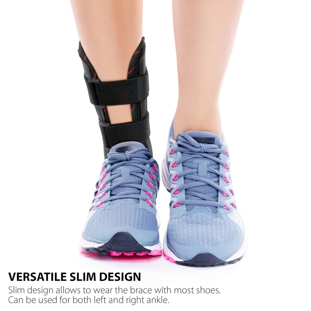 ORTONYX Ankle Stabilizer Brace Stirrup Splint for Foot Injuries, Tendonitis

