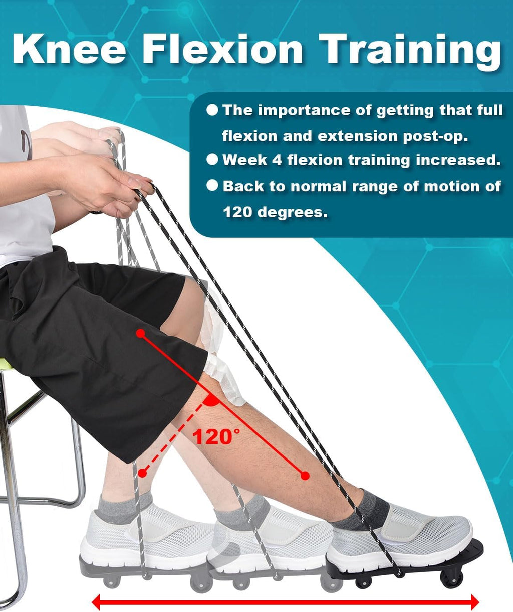 Lamborsafe Knee Glide for Knee Replacement Recovery, Knee Therapy Exercise Equipment

