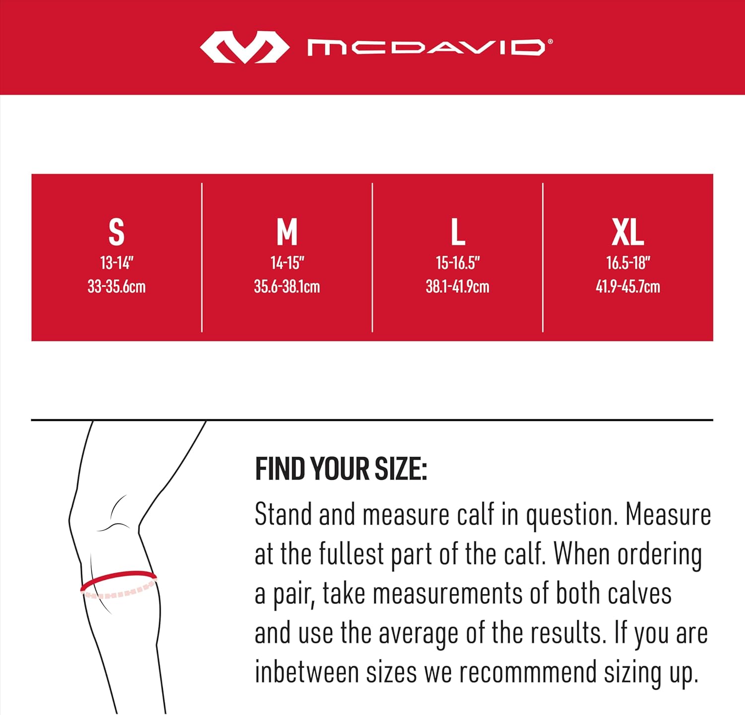McDavid Latex-Free Calf Compression Sleeve for Shin Splints and Varicose Veins

