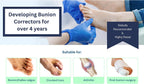 Caretras Bunion Corrector 2-Pack, Orthopedic Hallux Valgus Splint for Comfort

