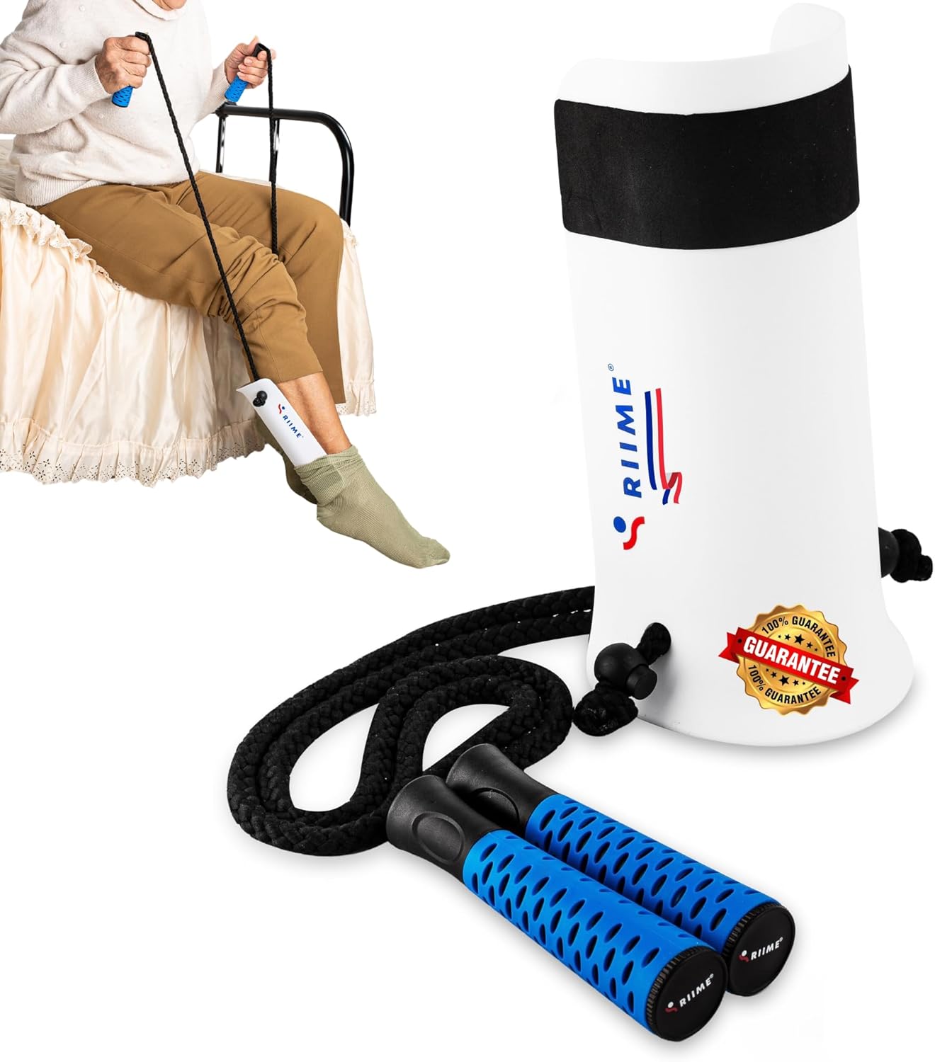 SOKELP Soft Touch Sock Aid Device for Easy Socks and Compression Stockings

