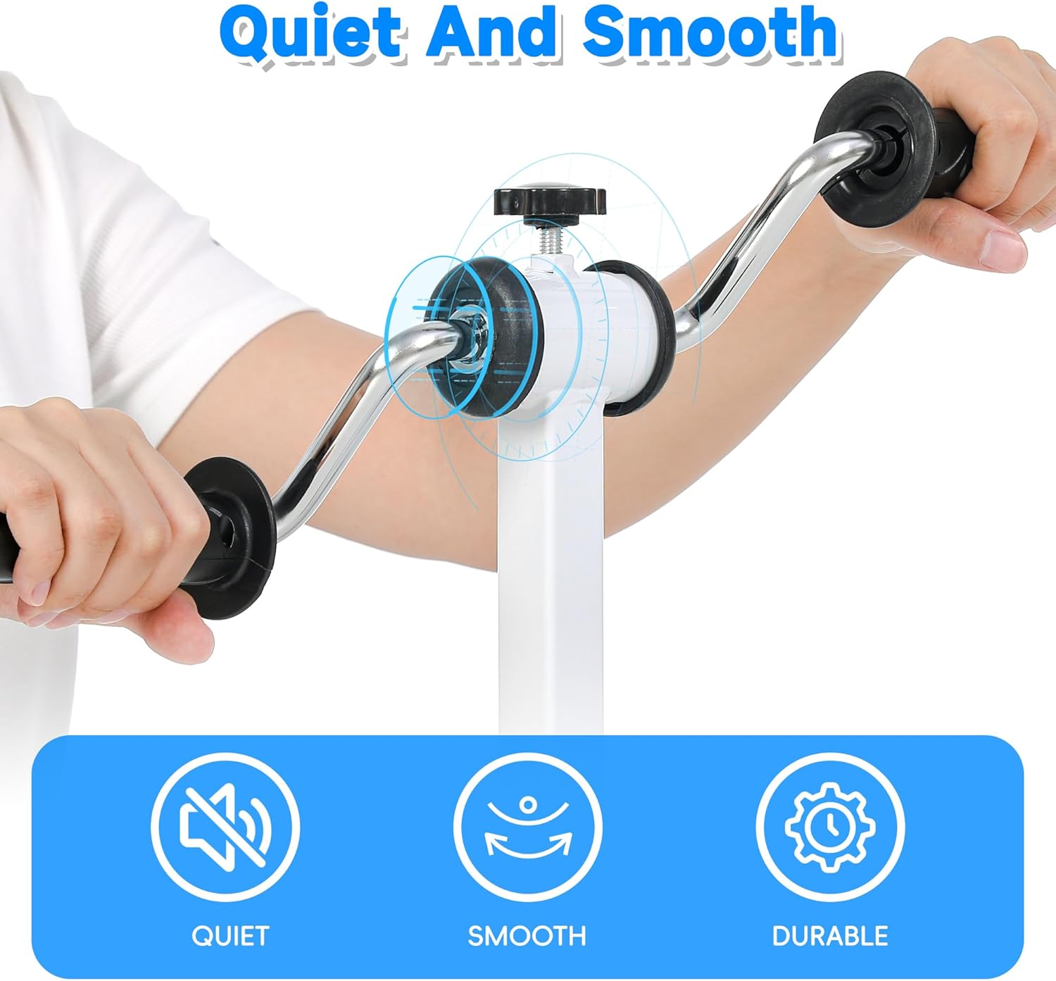 Arm Bike Physical Therapy Device Portable Rehab Exerciser for Arm and Shoulder

