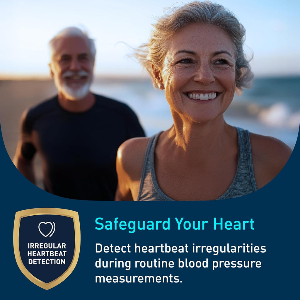 OMRON Silver Upper Arm Blood Pressure Monitor with Bluetooth and App for Home Use

