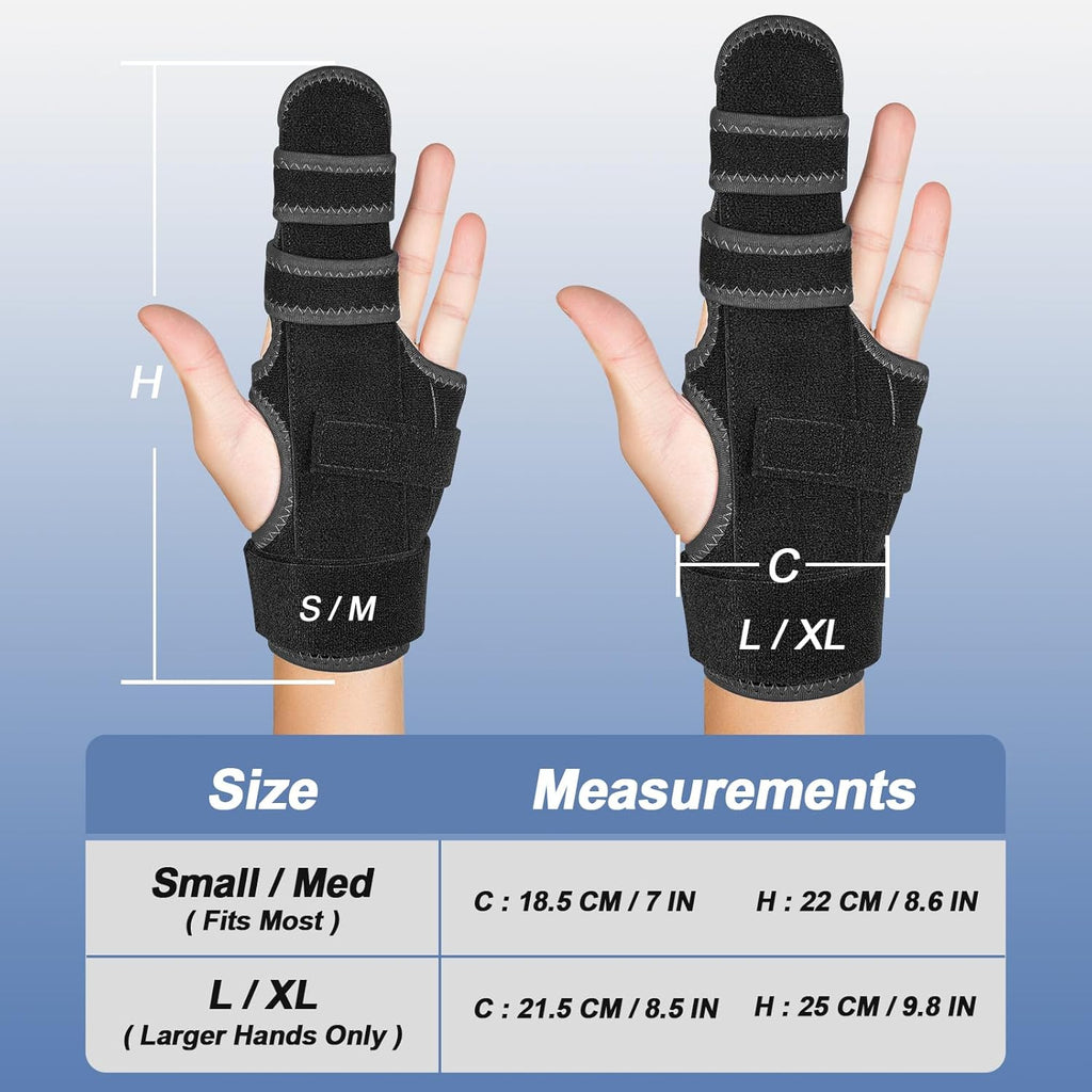 Trigger Finger Splint Hand Brace for Index, Middle, Ring, Little Finger

