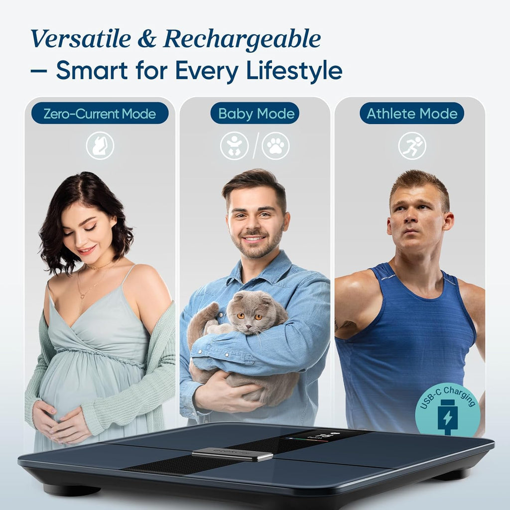 Etekcity FSA HSA Smart Scale for Body Weight, BMI & Muscle Mass, Tempered Glass


