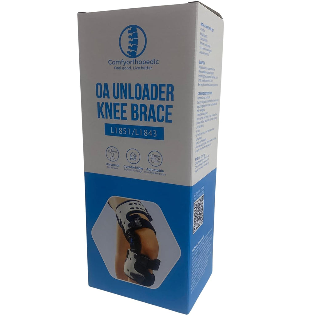 Comfyorthopedic Single-Sided OA Knee Unloader Brace for Men and Women

