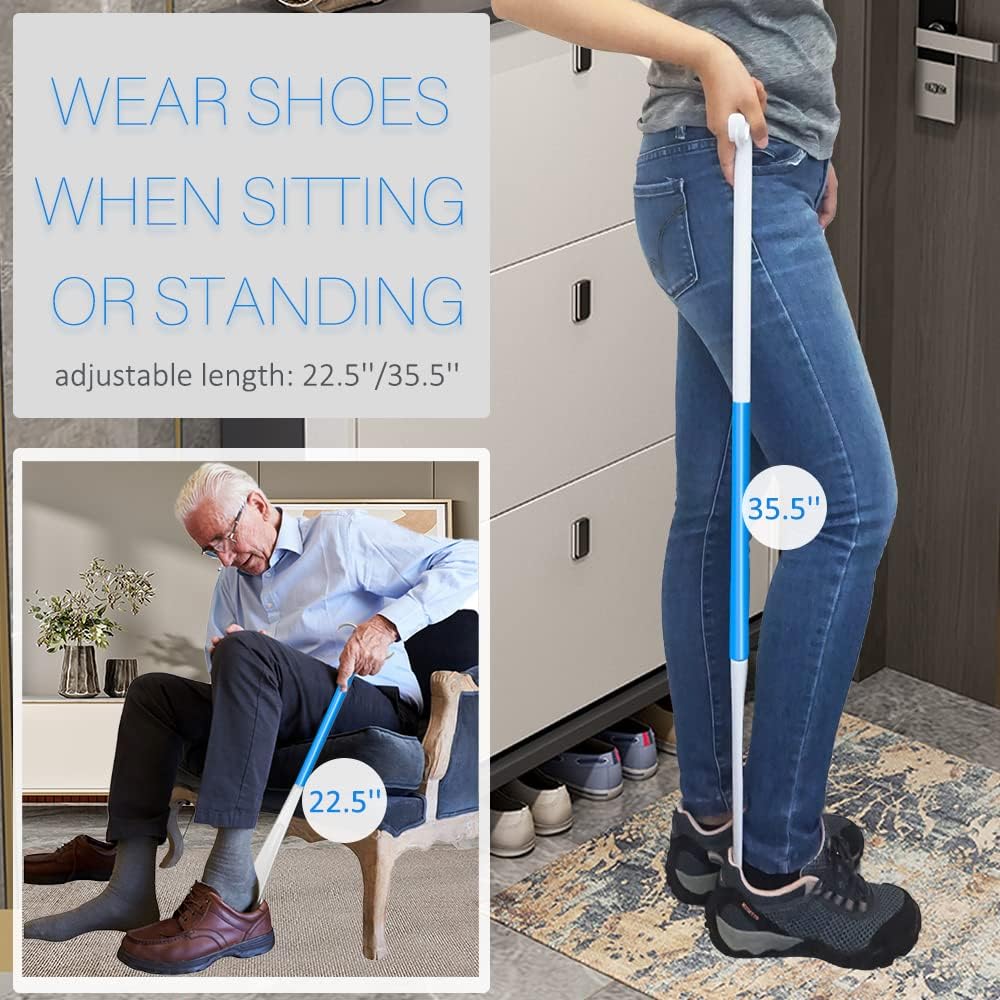 Hip Replacement Recovery Kit, 7-in-1 Dressing & Bath Aid Set for Seniors

