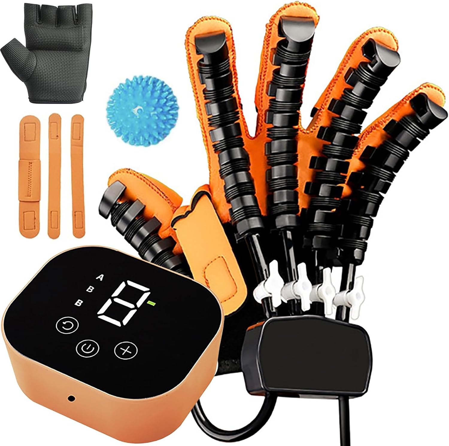 Rehabilitation Robot Gloves for Stroke Hand Recovery, Finger Trainer with 3 Modes

