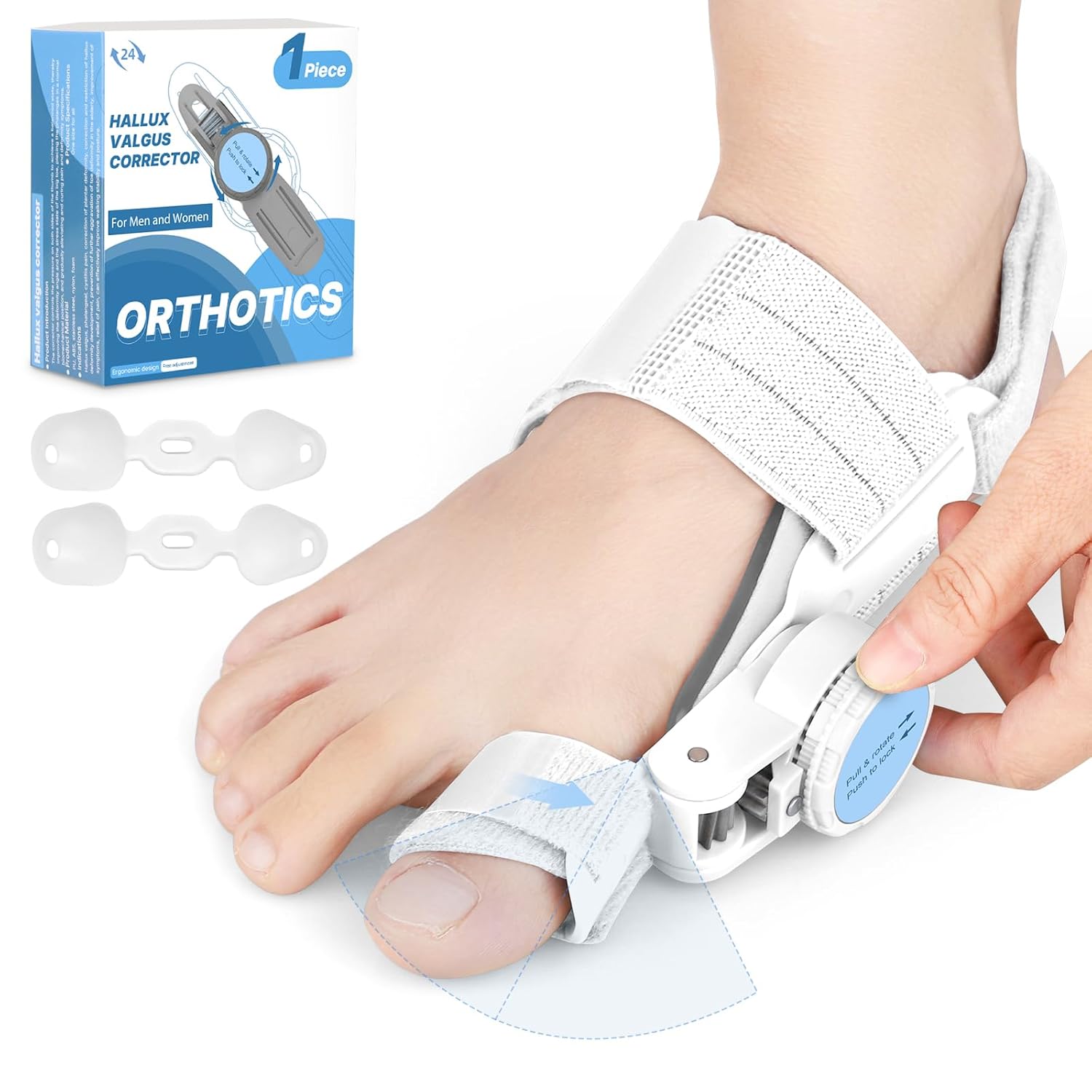 Adjustable Bunion Corrector Splint for Hallux Valgus Toe Straightener Brace

