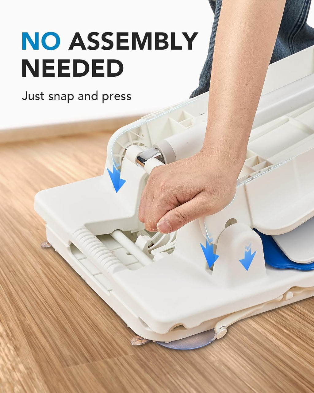 HUANUO 2-in-1 Electric Chair Lift for Elderly, Floor and Bath Lift

