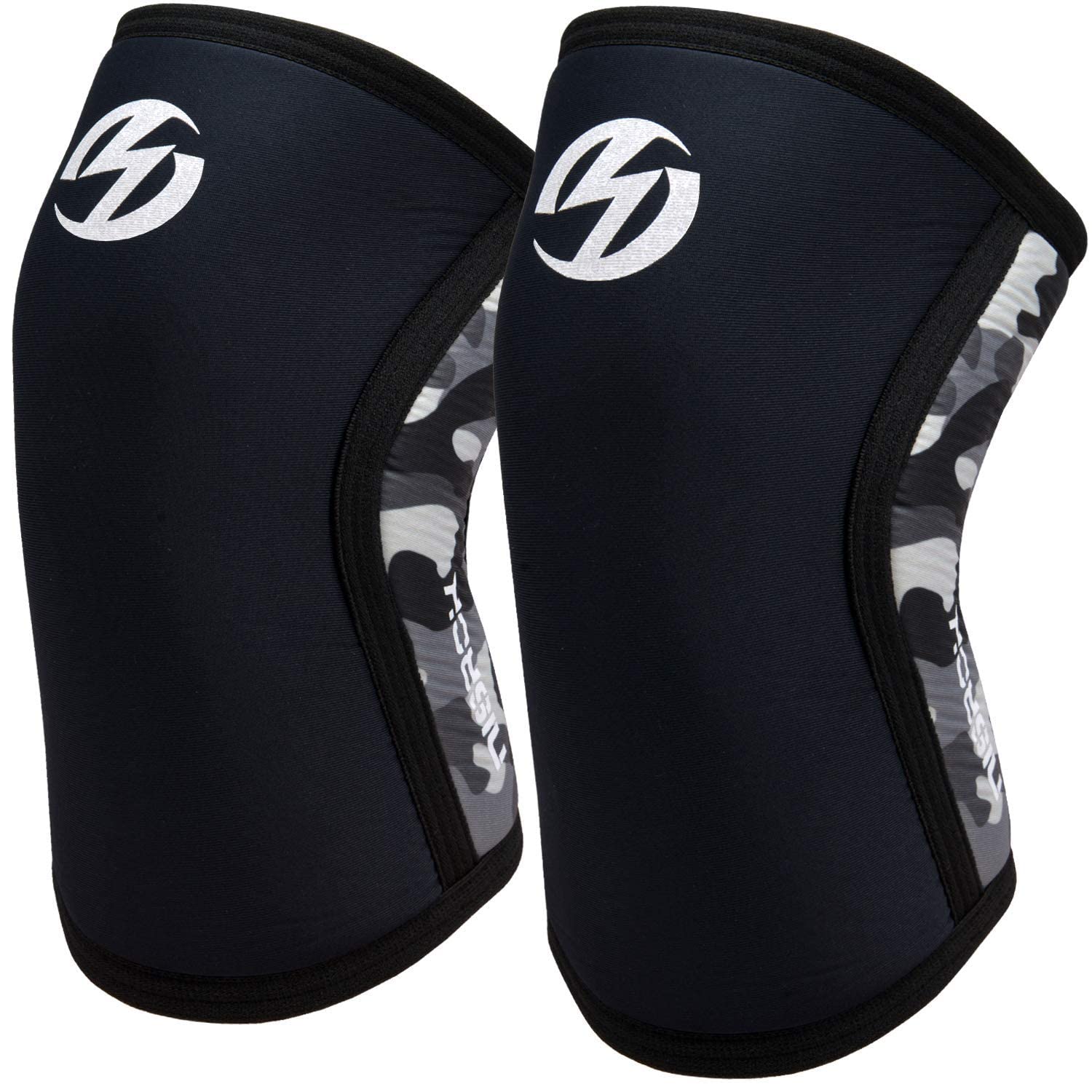 Nisrok 7mm Neoprene Compression Knee Sleeves, Knee Braces for Support

