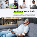 AUVON 3-in-1 TENS EMS Relax Muscle Stimulator with 40 Intensities and 24 Modes

