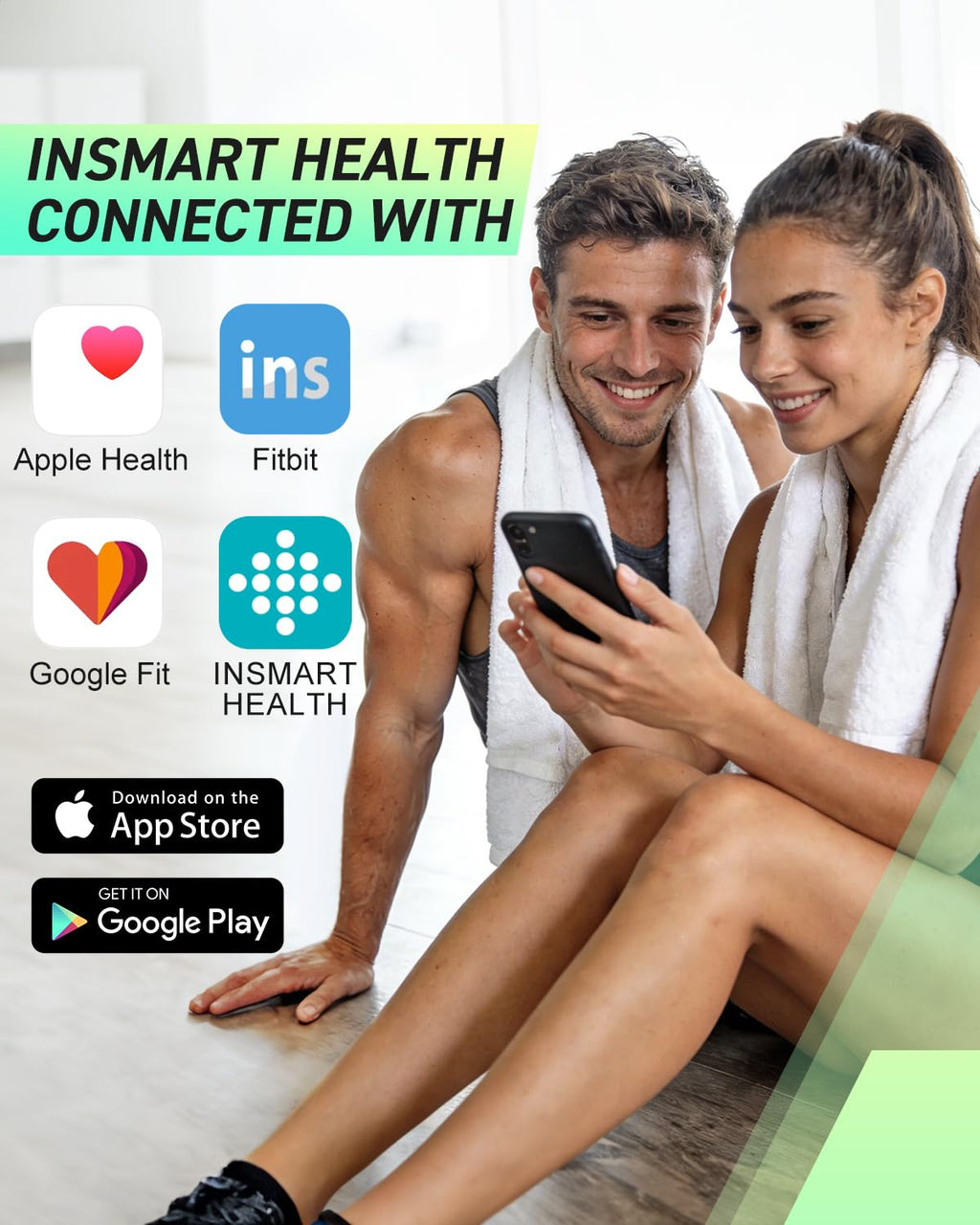 INSMART Body Fat Scale Digital Bathroom Weight Scale with Bioelectrical Impedance

