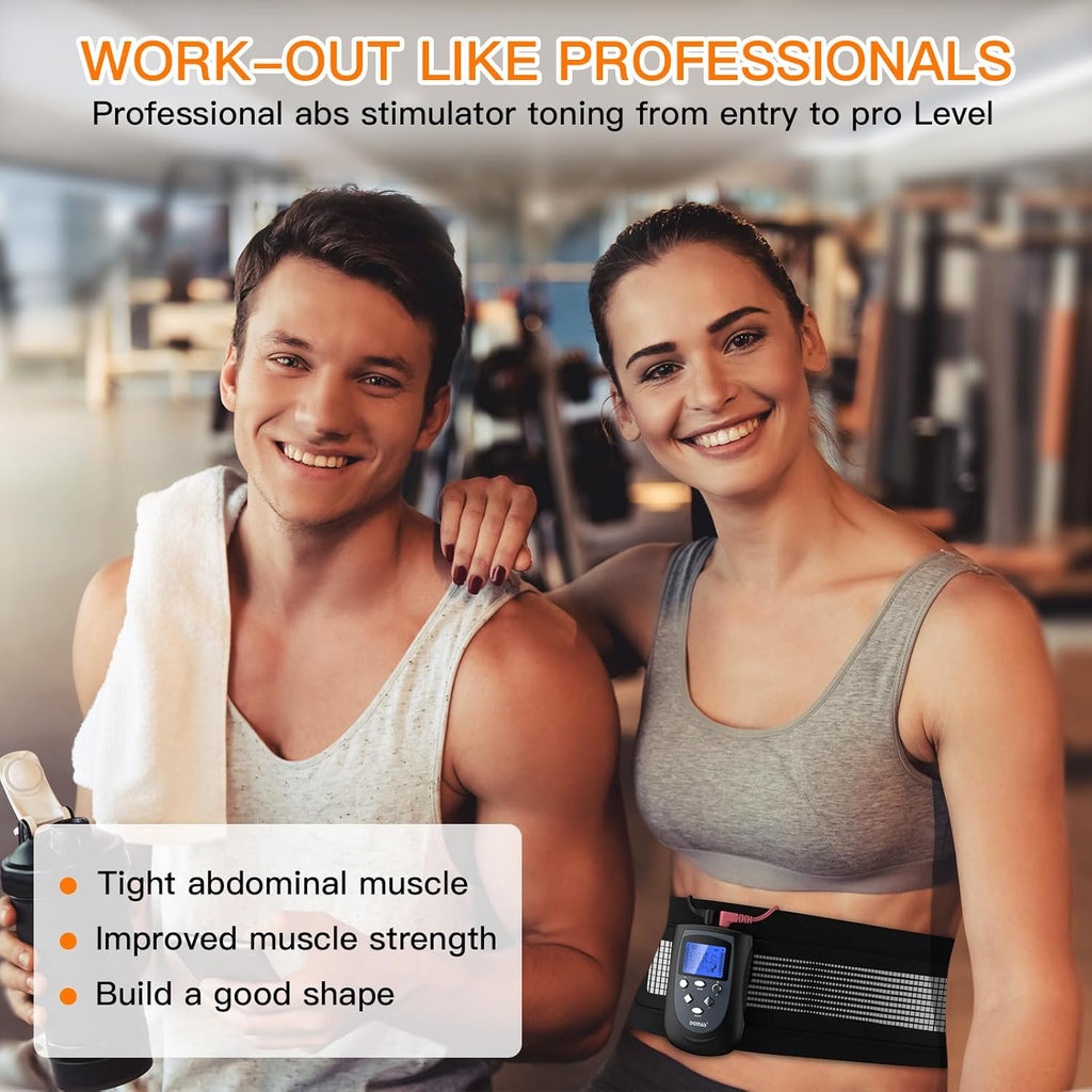 DOMAS EMS Abdominal Toning Belt Electronic Muscle Stimulator

