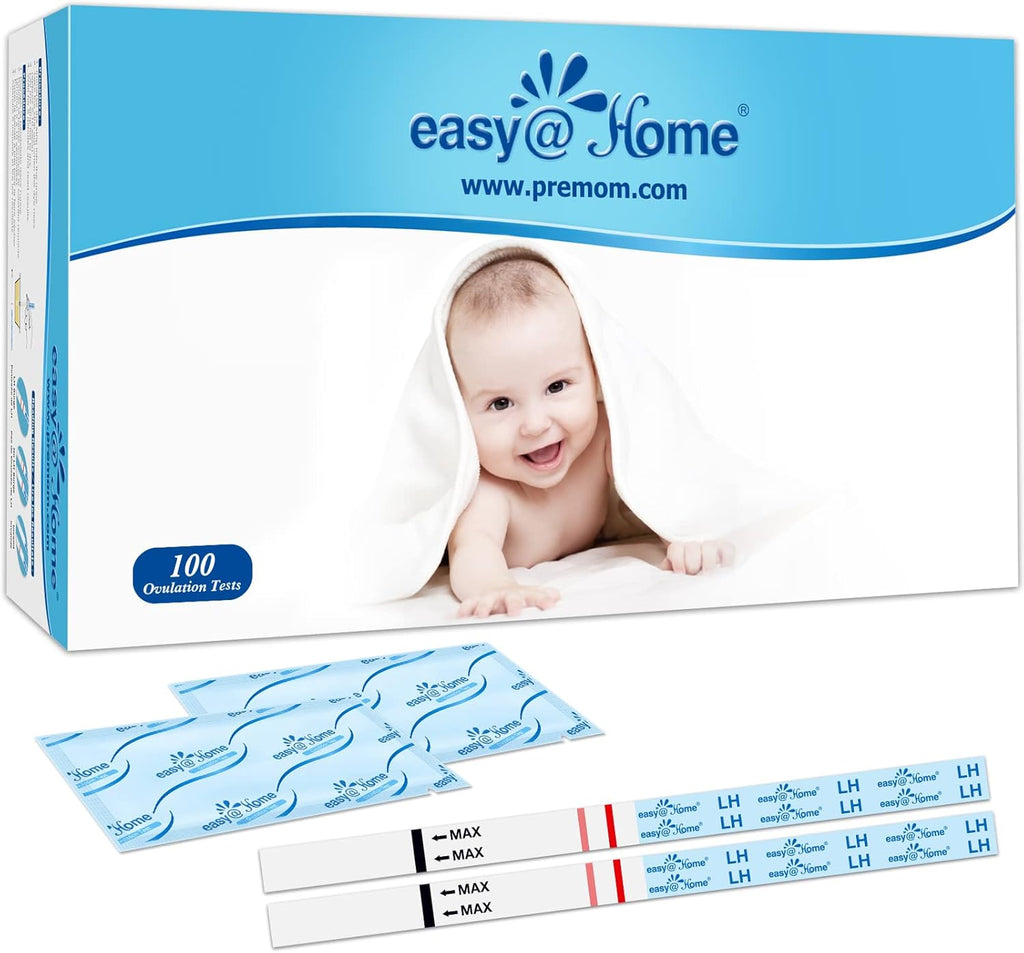Easy@Home Ovulation Test Strips Fertility LH Urine Test for Home Timing

