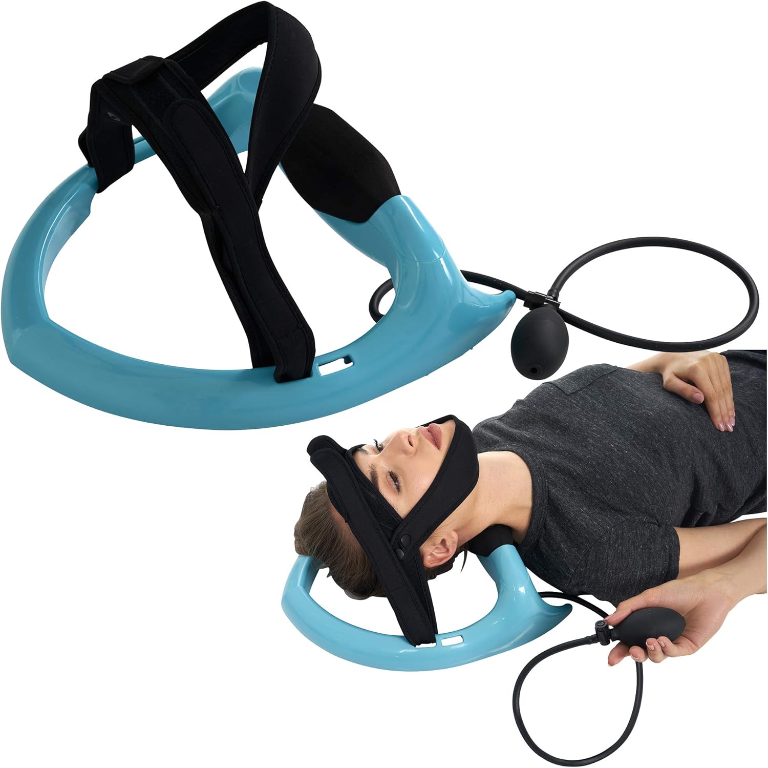 Neck Decompression Exerciser Cervical Spine Hydration Pump Relief for Stiffness

